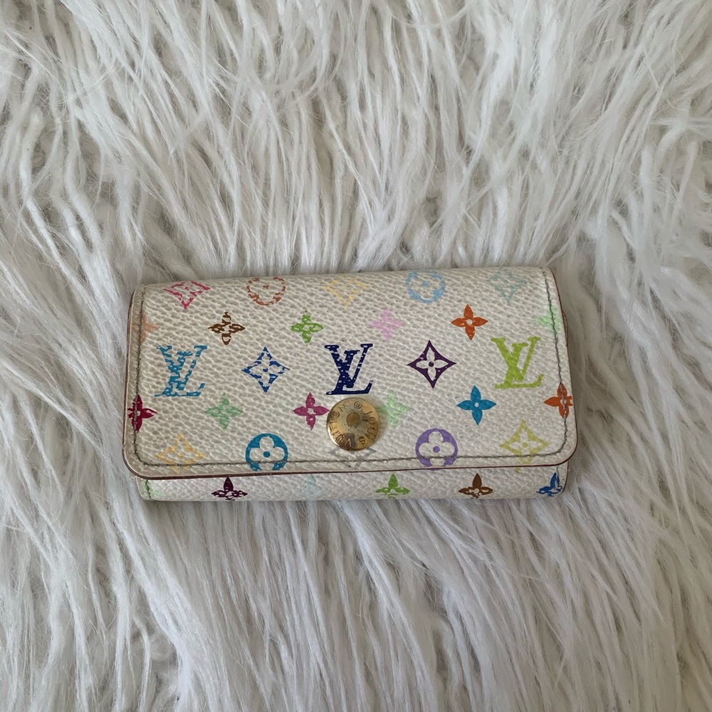 Louis Vuitton Multicolor Key and Card Holder
